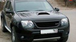 4 399 р. Решётка радиатора Next №2 Renault Duster HS рестайлинг (2015-2021) (Неокрашенная)  с доставкой в г. Пермь. Увеличить фотографию 2
