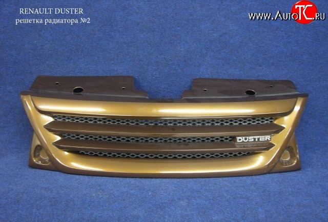 4 399 р. Решётка радиатора Next №2 Renault Duster HS рестайлинг (2015-2021) (Неокрашенная)  с доставкой в г. Пермь