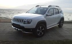 3 299 р. Решётка радиатора Sport Renault Duster HS дорестайлинг (2010-2015) (Неокрашенная)  с доставкой в г. Пермь. Увеличить фотографию 5