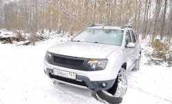 899 р. Реснички на фары DM-Style Renault Duster HS дорестайлинг (2010-2015) (Неокрашенные)  с доставкой в г. Пермь. Увеличить фотографию 4