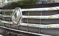 749 р. Защитная сетка решетки радиатора РА (черная) Renault Duster HS дорестайлинг (2010-2015)  с доставкой в г. Пермь. Увеличить фотографию 2