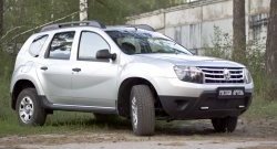2 249 р. Защитная сетка решетки переднего бампера (с дхо без обвеса) РА Renault Duster HS дорестайлинг (2010-2015)  с доставкой в г. Пермь. Увеличить фотографию 2