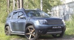 2 279 р. Защитная сетка решетки переднего бампера (с обвесом без дхо) РА Renault Duster HS дорестайлинг (2010-2015)  с доставкой в г. Пермь. Увеличить фотографию 2