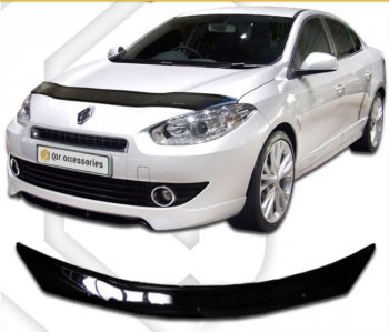 Дефлектор капота CA-Plastic Renault Fluence (2010-2012) дорестайлинг