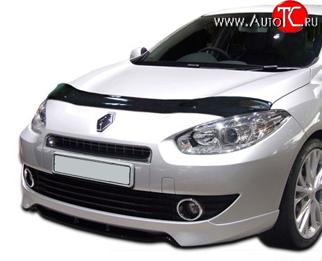 2 799 р. Дефлектор капота NovLine Renault Fluence дорестайлинг (2010-2012)  с доставкой в г. Пермь