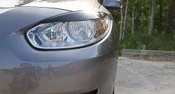 999 р. Реснички RA на фары дорестайлинг Renault Fluence дорестайлинг (2010-2012) (Неокрашенные)  с доставкой в г. Пермь. Увеличить фотографию 3