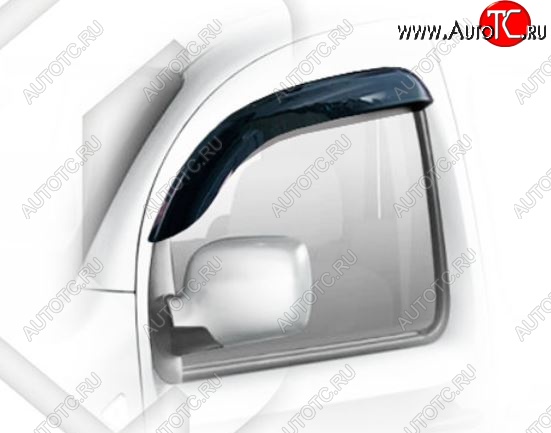 2 159 р. Дефлектора окон CA-Plastic  Renault Kangoo  KW0 (2008-2013) дорестайлинг (Classic полупрозрачный)  с доставкой в г. Пермь