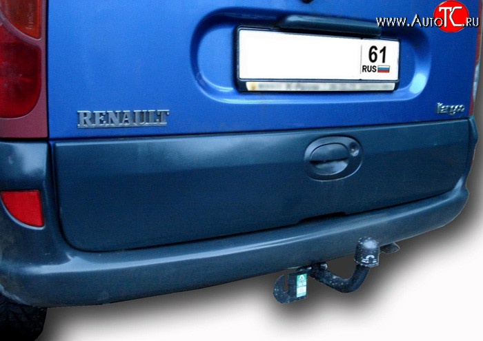 7 299 р. Фаркоп Лидер Плюс  Renault Kangoo  KC (1997-2007) 1- дорестайлинг, рестайлинг (Без электропакета)  с доставкой в г. Пермь