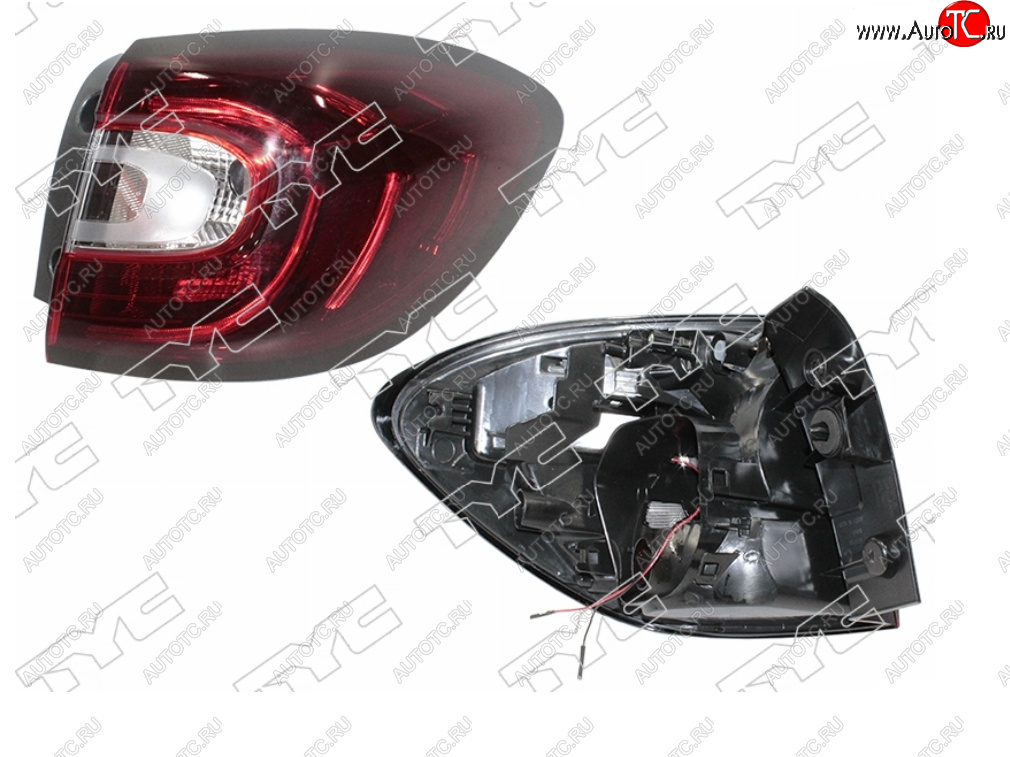 5 499 р. Правый фонарь задний TYC Renault Kaptur дорестайлинг (2016-2020)  с доставкой в г. Пермь