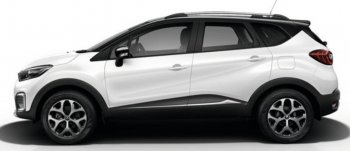8 649 р. Рейлинги АПС  Renault Kaptur (2016-2025) дорестайлинг, рестайлинг (Черно-серые, без поперечин)  с доставкой в г. Пермь. Увеличить фотографию 2