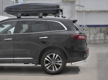 17 849 р. Защита заднего бампера (Ø63 мм уголки, нержавейка) SLITKOFF  Renault Koleos  2 (2016-2025)  с доставкой в г. Пермь. Увеличить фотографию 3