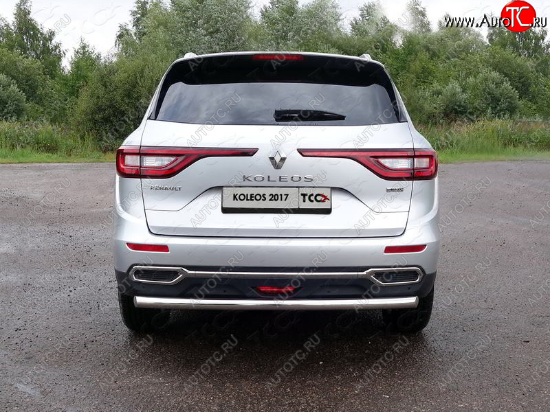 15 999 р. Защита заднего бампера ТСС (нержавейка d60,3) Renault Koleos 2 (2016-2025)  с доставкой в г. Пермь