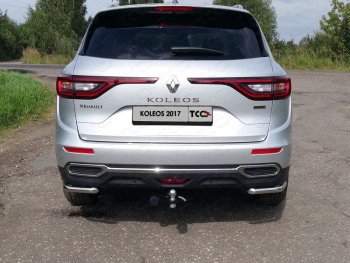 Фаркоп (тягово-сцепное устройство) TCC Renault Koleos  2 (2016-2025) (Оцинкованный, шар E)