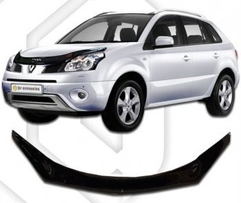 Дефлектор капота CA-Plastiс exclusive Renault Koleos (2007-2011) Phase 1