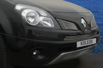 Декоративный элемент воздухозаборника Souz96 (2 элемента - верх+низ) Renault Koleos (2007-2011) Phase 1