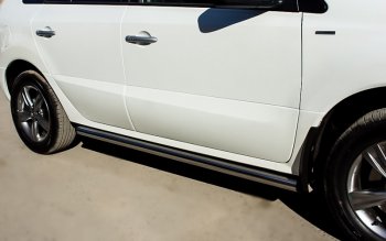 18 799 р. Защита порогов из круглой трубы диаметром 63 мм SLITKOFF v2 Renault Koleos 1 Phase 3 (2013-2016)  с доставкой в г. Пермь. Увеличить фотографию 2