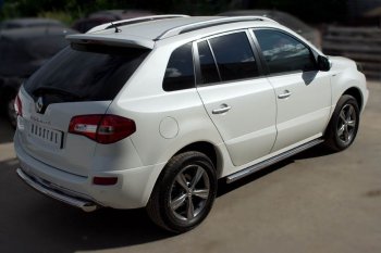 19 999 р. Защита порогов из круглой трубы диаметром 63 мм SLITKOFF v3 Renault Koleos 1 Phase 3 (2013-2016)  с доставкой в г. Пермь. Увеличить фотографию 3