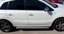 24 649 р. Широкая защита порогов (рестайлинг) SLITKOFF Renault Koleos 1 Phase 3 (2013-2016)  с доставкой в г. Пермь. Увеличить фотографию 2