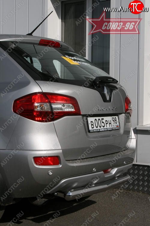 10 574 р. Защита заднего бампера Souz-96 (d76) Renault Koleos 1 Phase 3 (2013-2016)  с доставкой в г. Пермь