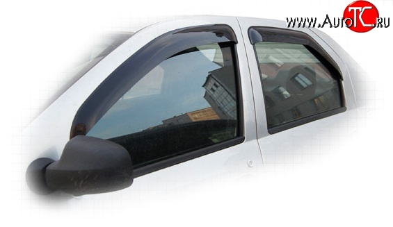 4 099 р. Дефлекторы окон (ветровики) Novline 4 шт  Renault Logan  1 (2004-2010) дорестайлинг  с доставкой в г. Пермь