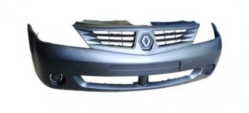 2 999 р. Передний бампер SAT Renault Logan 1 дорестайлинг (2004-2010) (Неокрашенный)  с доставкой в г. Пермь. Увеличить фотографию 6