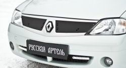 Зимняя заглушка решетки радиатора РА Renault Logan  1 (2004-2010) дорестайлинг