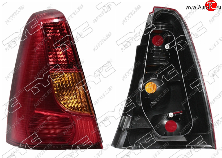 3 599 р. Левый фонарь задний TYC Renault Logan 1 дорестайлинг (2004-2010)  с доставкой в г. Пермь