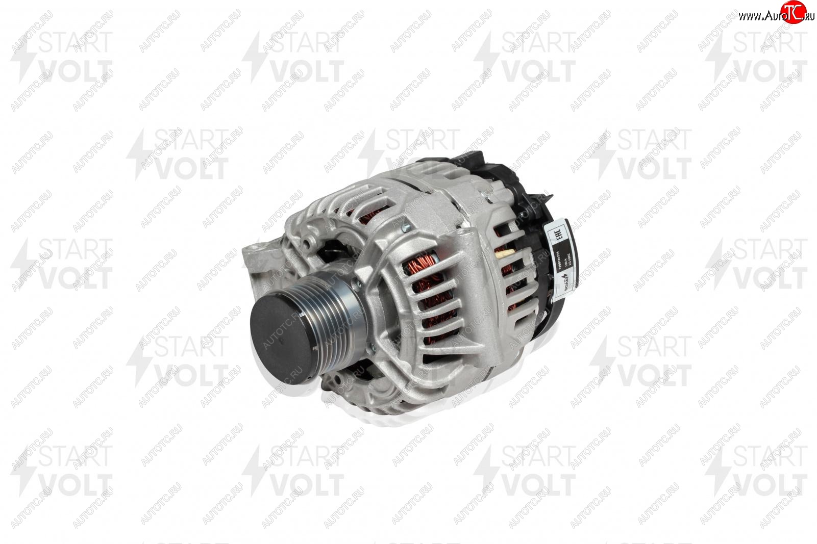 10 099 р. Генератор (98A/ 14V) (1.4/1.6) START VOLT Renault Logan 1 рестайлинг (2010-2016)  с доставкой в г. Пермь