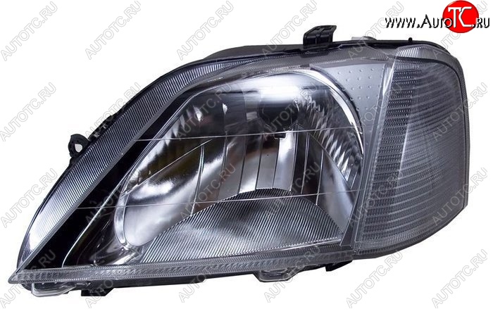 2 399 р. Левая фара SAT (хрусталь, с корректором) Renault Logan 1 дорестайлинг (2004-2010)  с доставкой в г. Пермь