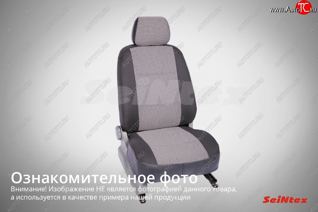 4 999 р. Чехлы на сиденья SeiNtex (сплошная спинка)  Renault Logan  1 - Sandero  (BS)  с доставкой в г. Пермь