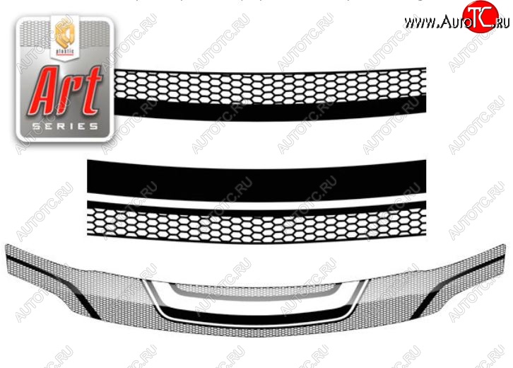 2 199 р. Дефлектор капота CA-Plastiс  Renault Logan  1 (2010-2016) рестайлинг (Серия Art графит)  с доставкой в г. Пермь