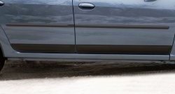 3 299 р. Молдинги RA (комплект) Renault Logan 1 рестайлинг (2010-2016) (Поверхность глянец (под окраску), Неокрашенные)  с доставкой в г. Пермь. Увеличить фотографию 2