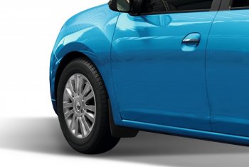 4 799 р. Брызговики передние Frosch Renault Logan 1 рестайлинг (2010-2016)  с доставкой в г. Пермь. Увеличить фотографию 2