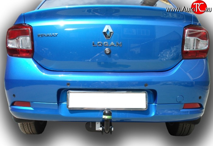 153 999 р. Фаркоп Лидер Плюс Renault Logan 1 рестайлинг (2010-2016) (Без электропакета)  с доставкой в г. Пермь