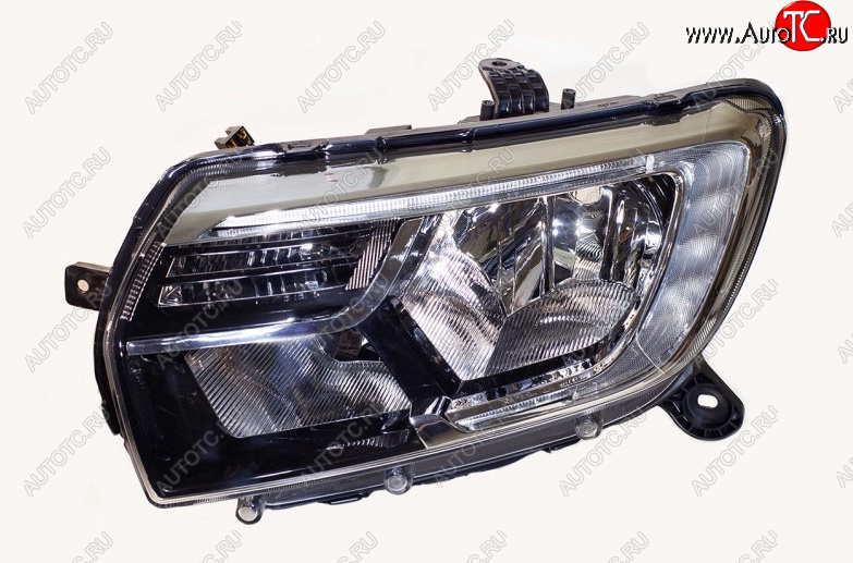 8 999 р. Левая фара передняя (LED, механический корректор) ASP MENSAN Renault Logan 2 рестайлинг (2018-2025)  с доставкой в г. Пермь