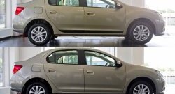 2 899 р. Молдинги дверей RA (комплект) Renault Logan Stepway (2018-2025) (Поверхность шагрень)  с доставкой в г. Пермь. Увеличить фотографию 6