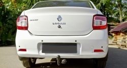 519 р. Реснички задних фонарей RA Renault Logan 2 дорестайлинг (2014-2018) (Неокрашенные)  с доставкой в г. Пермь. Увеличить фотографию 3
