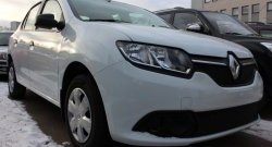 1 469 р. Сетка в решетку радиатора Russtal Renault Logan 2 дорестайлинг (2014-2018) (черная)  с доставкой в г. Пермь. Увеличить фотографию 2