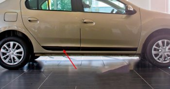 Молдинг двери RA (задний правый) Renault Logan Stepway (2018-2025)