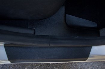 1 639 р. Комплект накладок в проем дверей Артформ (4 шт.) Renault Logan 2 дорестайлинг (2014-2018)  с доставкой в г. Пермь. Увеличить фотографию 4