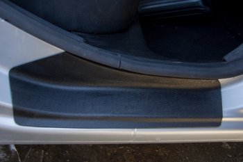 1 639 р. Комплект накладок в проем дверей Артформ (4 шт.) Renault Logan 2 дорестайлинг (2014-2018)  с доставкой в г. Пермь. Увеличить фотографию 5