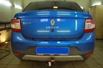 8 549 р. Фаркоп Bosal-Oris. (тип шара A) Renault Logan 1 рестайлинг (2010-2016)  с доставкой в г. Пермь. Увеличить фотографию 2
