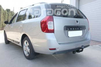 37 699 р. Фаркоп Aragon. (шар S) Renault Logan 2 дорестайлинг (2014-2018)  с доставкой в г. Пермь. Увеличить фотографию 9
