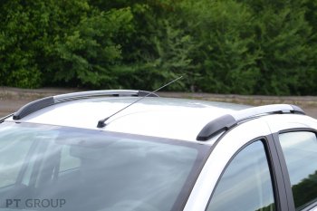 6 469 р. Рейлинги Petroil Tuning Комфорт  Renault Logan  2 - Logan Stepway (Серебристый муар)  с доставкой в г. Пермь. Увеличить фотографию 7