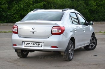 6 469 р. Рейлинги Petroil Tuning Комфорт  Renault Logan  2 - Logan Stepway (Черный муар)  с доставкой в г. Пермь. Увеличить фотографию 5