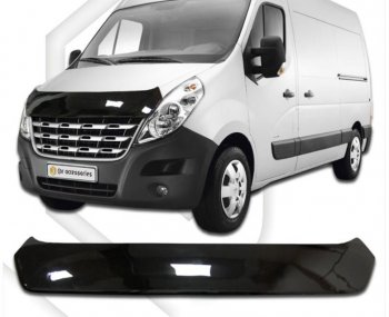 Дефлектор капота CA-Plastic Renault Master  FV,JV (2010-2015) фургон дорестайлинг
