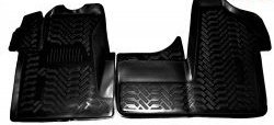 Коврики в салон Aileron 2 шт. (полиуретан, передние) Renault Master  FV,JV (2010-2018) фургон дорестайлинг, фургон 1-ый рестайлинг