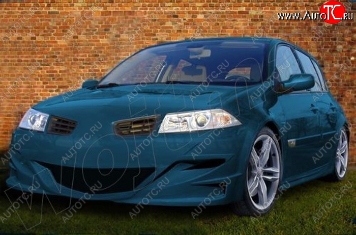 28 999 р. Передний бампер R1 Renault Megane седан  дорестайлинг (2002-2006)  с доставкой в г. Пермь