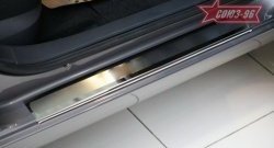 Накладки на внутренние пороги Souz-96 Renault Megane  седан (2002-2006)  дорестайлинг