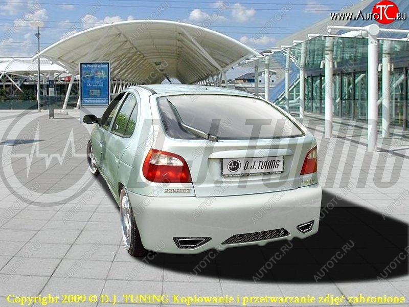 25 699 р. Задний бампер D.J. Renault Megane BA,LA хэтчбэк 5 дв. дорестайлинг (1995-1999)  с доставкой в г. Пермь